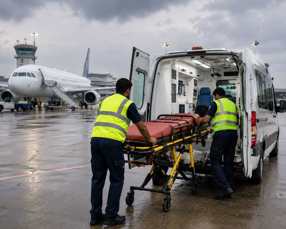 Airport ambulance transfer service